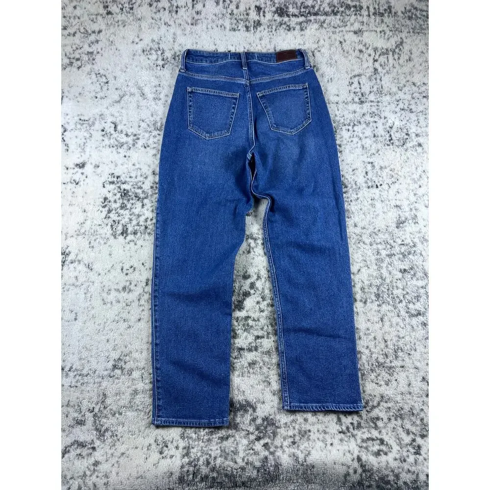 Hollister Jeans Womens 5R/27x27 Blue Curvy Ultra High Rise Vintage Straight Leg
